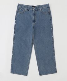 セール】【AFB / エーエフビー】STUDDED DENIM CARGO PANTS（デニム 