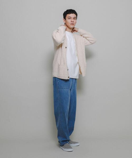 URBAN RESEARCH Sonny Label(アーバンリサーチサニーレーベル)の「ウォッシャブルウール混ネップカーディガン(カーディガン/ボレロ・メンズ・アイボリー/グリーン/ネイビー・MEDIUM/LARGE)」の10枚目の写真