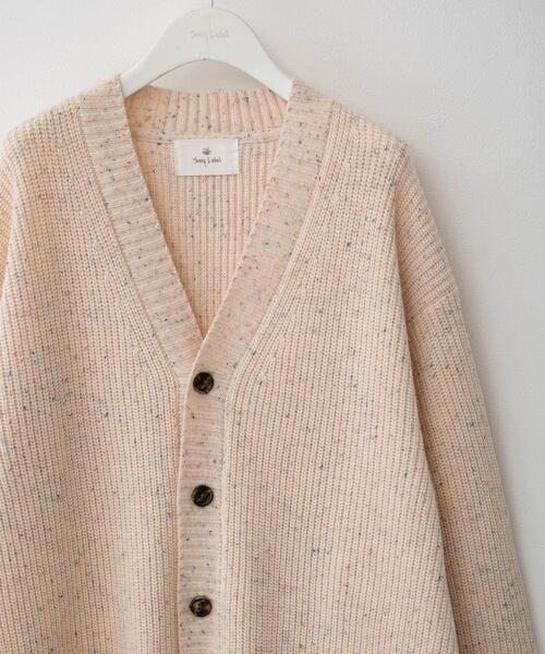 URBAN RESEARCH Sonny Label(アーバンリサーチサニーレーベル)の「ウォッシャブルウール混ネップカーディガン(カーディガン/ボレロ・メンズ・アイボリー/グリーン/ネイビー・MEDIUM/LARGE)」の11枚目の写真