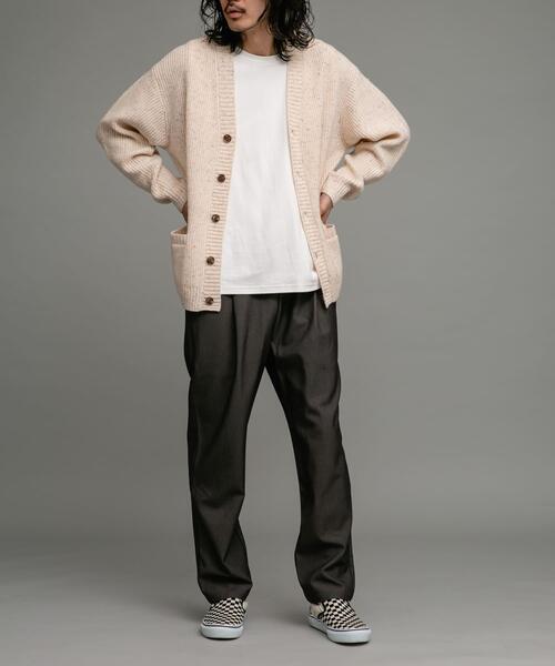 URBAN RESEARCH Sonny Label(アーバンリサーチサニーレーベル)の「ウォッシャブルウール混ネップカーディガン(カーディガン/ボレロ・メンズ・アイボリー/グリーン/ネイビー・MEDIUM/LARGE)」の14枚目の写真