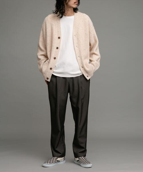URBAN RESEARCH Sonny Label(アーバンリサーチサニーレーベル)の「ウォッシャブルウール混ネップカーディガン(カーディガン/ボレロ・メンズ・アイボリー/グリーン/ネイビー・MEDIUM/LARGE)」の15枚目の写真