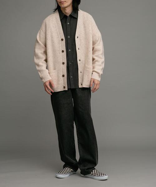 URBAN RESEARCH Sonny Label(アーバンリサーチサニーレーベル)の「ウォッシャブルウール混ネップカーディガン(カーディガン/ボレロ・メンズ・アイボリー/グリーン/ネイビー・MEDIUM/LARGE)」の17枚目の写真