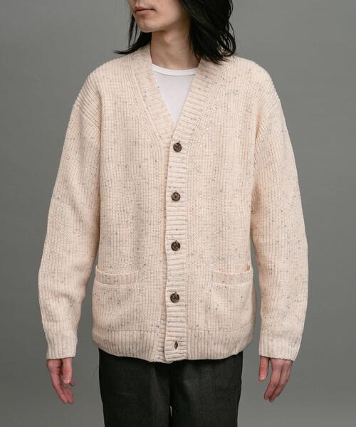 URBAN RESEARCH Sonny Label(アーバンリサーチサニーレーベル)の「ウォッシャブルウール混ネップカーディガン(カーディガン/ボレロ・メンズ・アイボリー/グリーン/ネイビー・MEDIUM/LARGE)」の18枚目の写真