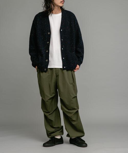 セール】ウォッシャブルウール混ネップカーディガン（カーディガン