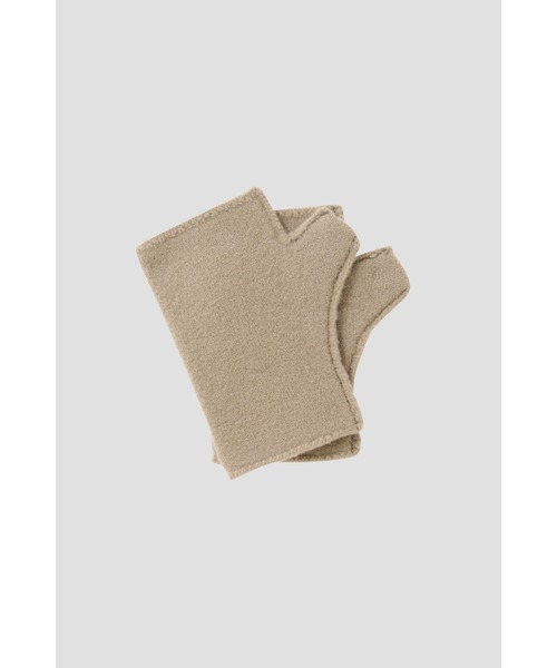 MHL.（エムエイチエル）の「FELTED DRY WOOL（手袋・レディース・オリーブ/ブラック/ベージュ・FREE）」の2枚目の写真