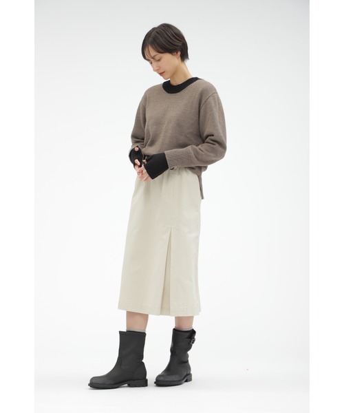 MHL.（エムエイチエル）の「FELTED DRY WOOL（手袋・レディース・オリーブ/ブラック/ベージュ・FREE）」の5枚目の写真