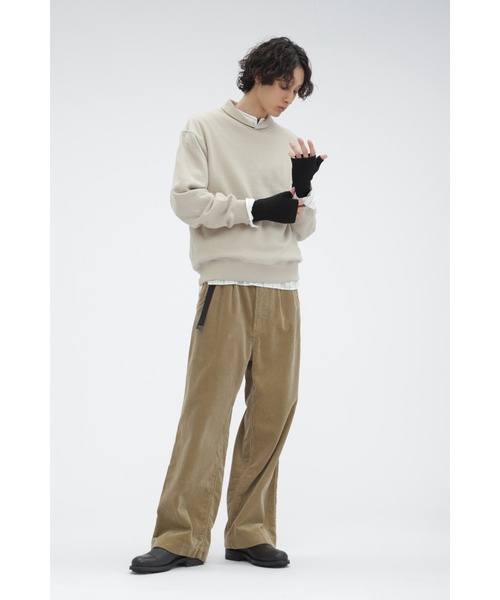 MHL.（エムエイチエル）の「FELTED DRY WOOL（手袋・レディース・オリーブ/ブラック/ベージュ・FREE）」の7枚目の写真