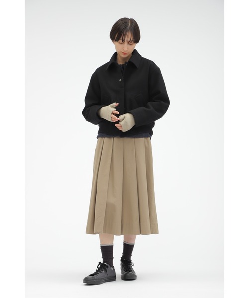 MHL.（エムエイチエル）の「FELTED DRY WOOL（手袋・レディース・オリーブ/ブラック/ベージュ・FREE）」の9枚目の写真