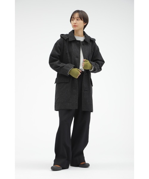 MHL.（エムエイチエル）の「FELTED DRY WOOL（手袋・レディース・オリーブ/ブラック/ベージュ・FREE）」の13枚目の写真