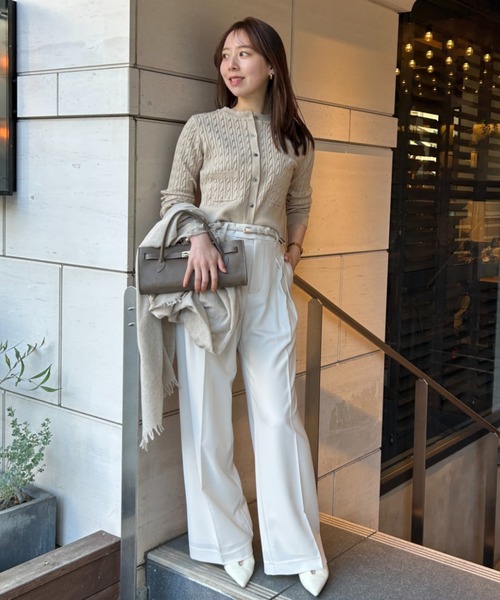 ZOZO限定商品＆限定カラー】リトルケーブルニットカーディガン