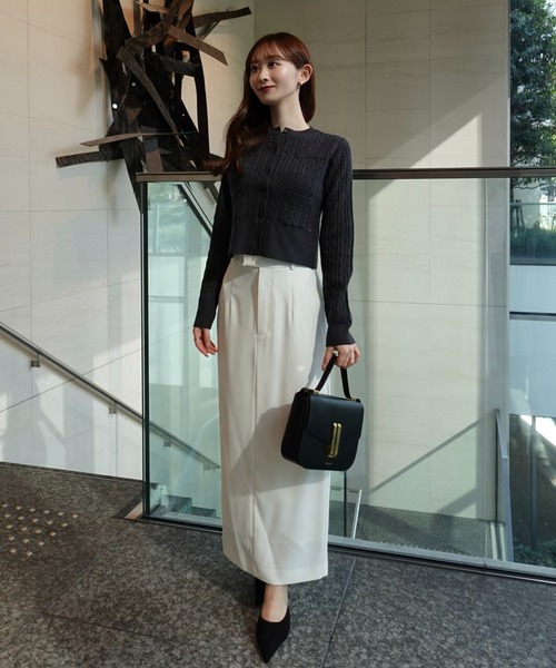 ZOZO限定商品＆限定カラー】リトルケーブルニットカーディガン