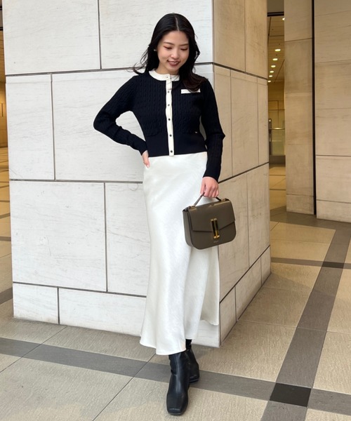 ZOZO限定商品＆限定カラー】リトルケーブルニットカーディガン