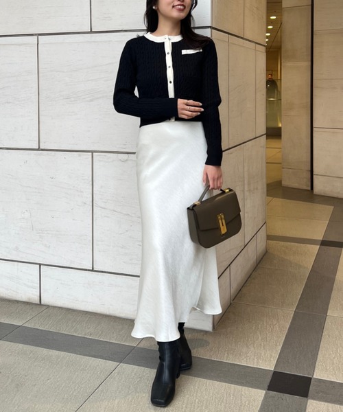 ZOZO限定商品＆限定カラー】リトルケーブルニットカーディガン