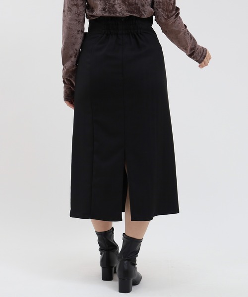 TRUDEA(トルディア)の「ウエストリボンスカート(スカート・レディース・チャコールグレー/ブラック・SMALL/MEDIUM)」の4枚目の写真