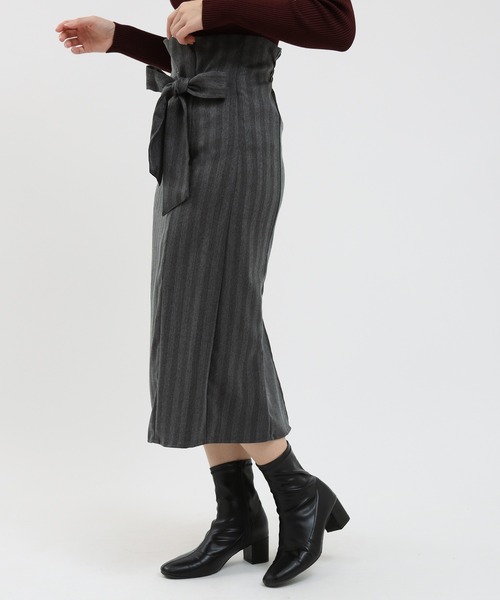 TRUDEA(トルディア)の「ウエストリボンスカート(スカート・レディース・チャコールグレー/ブラック・SMALL/MEDIUM)」の12枚目の写真