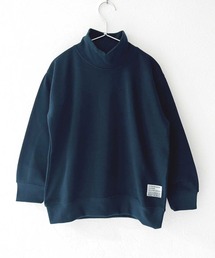 タートルネック スウェット スウェット」に該当するトップス（ブルー