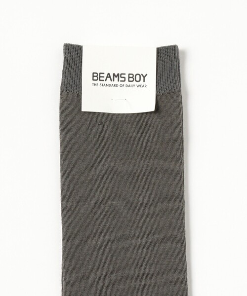 BEAMS BOY（ビームスボーイ）の「ロング リブ ハイソックス（ソックス/靴下・レディース・ブラック/ホワイト/チャコールグレー・ONE SIZE）」の4枚目の写真