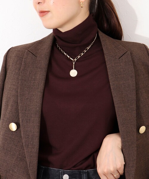 NOLLEY’S(ノーリーズ)の「【grace grace/グラスグラス】コンビチェーンネックレス(Big)(ネックレス・レディース・ゴールド・FREE)」の8枚目の写真
