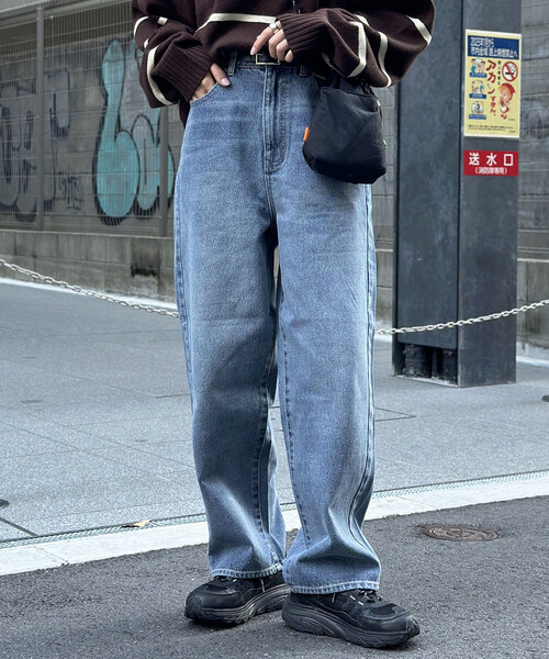 CPCM（シーピーシーエム）の「デニムバギーパンツ（デニムパンツ・レディース・ネイビー/ブルー/ブルー系その他・SMALL/MEDIUM）」の6枚目の写真