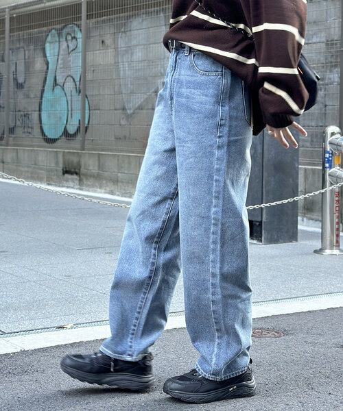 CPCM（シーピーシーエム）の「デニムバギーパンツ（デニムパンツ・レディース・ネイビー/ブルー/ブルー系その他・SMALL/MEDIUM）」の7枚目の写真