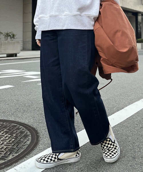 CPCM（シーピーシーエム）の「デニムバギーパンツ（デニムパンツ・レディース・ネイビー/ブルー/ブルー系その他・SMALL/MEDIUM）」の11枚目の写真