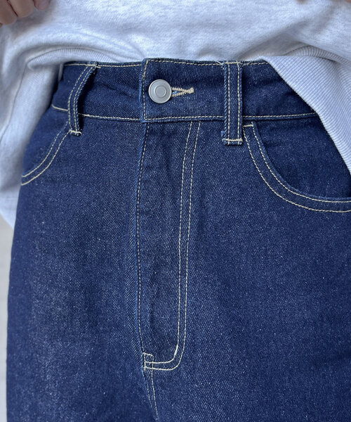 CPCM（シーピーシーエム）の「デニムバギーパンツ（デニムパンツ・レディース・ネイビー/ブルー/ブルー系その他・SMALL/MEDIUM）」の16枚目の写真