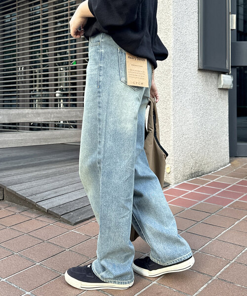 CPCM（シーピーシーエム）の「デニムバギーパンツ（デニムパンツ・レディース・ネイビー/ブルー/ブルー系その他・SMALL/MEDIUM）」の20枚目の写真