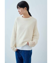 IEDIT | ＩＥＤＩＴ　やさしく透けるふわほわシアーニットトップス(ニット/セーター)