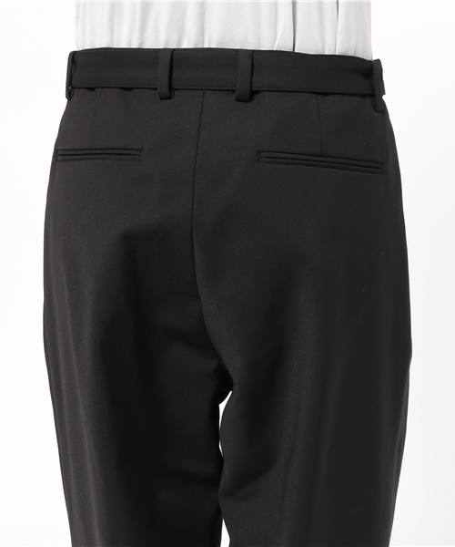 FIGARO Paris（フィガロパリ）の「C/E/Pu二重織り ベルト付きタックパンツ◆（その他パンツ・レディース・ライトグレー/ブラック・38/36）」の7枚目の写真