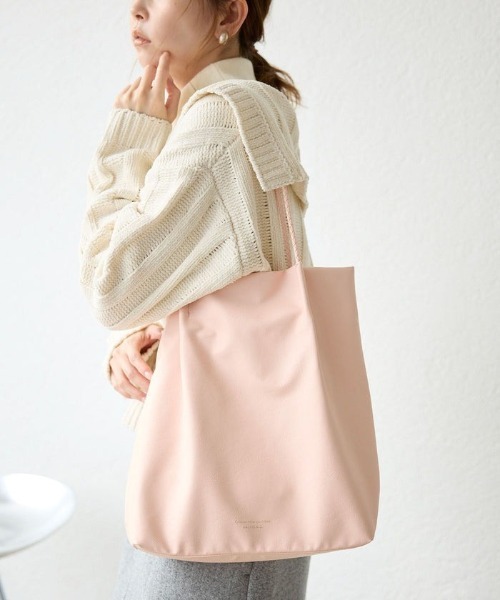 ROPE' PICNIC（ロペピクニック）の「【A4対応・洗える】メッシュハンドルトートバッグ（トートバッグ・レディース・シルバー系その他/ブラック系その他/ライトグレー/ホワイト系その他5/ボルドー/イエロー系その他2/ライトグリーン/ブラウン・FREE）」の7枚目の写真