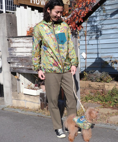 KRIFF MAYER（クリフメイヤー）の「撥水総柄フードJK（マウンテンパーカー・メンズ・ネイビー/グレー/ベージュ/イエロー・LARGE/MEDIUM/X-LARGE）」の10枚目の写真