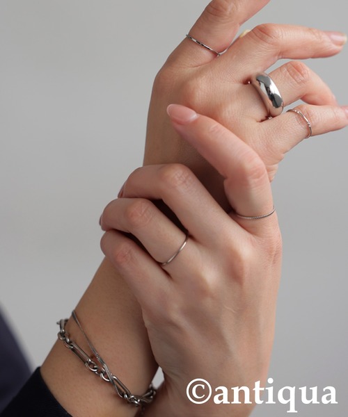 antiqua(アンティカ)の「5点セットリング(リング・レディース・ゴールド/シルバー・FREE)」の10枚目の写真