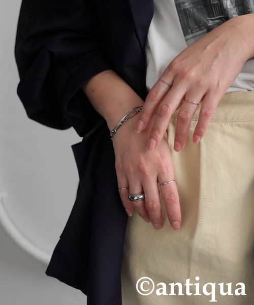antiqua(アンティカ)の「5点セットリング(リング・レディース・ゴールド/シルバー・FREE)」の11枚目の写真