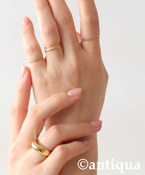 antiqua(アンティカ)の「5点セットリング(リング・レディース・ゴールド/シルバー・FREE)」の13枚目の写真