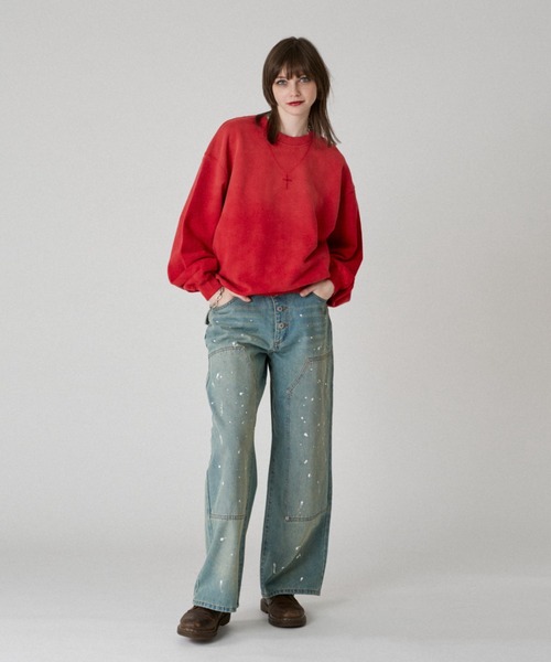 greatLAnd ORIGINAL HATE WORK ダブルニーデニムパンツ 正規取扱店】 ORIGINAL greatLAnd HATE DENIM KNEE DOUBLE WORK