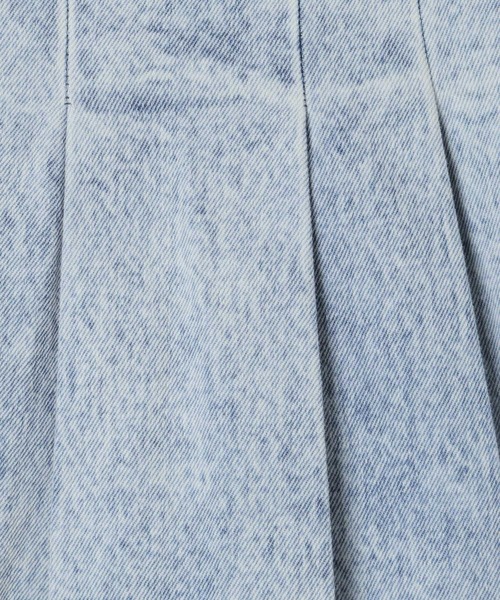 LOWRYS FARM（ローリーズファーム）の「デニムプリーツスカート　 289626（デニムスカート・キッズ・ケミカルウォッシュ・110cm/120cm/130cm/140cm/150cm）」の8枚目の写真