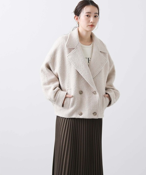 セール】ツィードショートPコート（ピーコート）｜Gready Brilliant