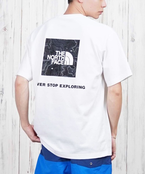 THE NORTH FACE(ザノースフェイス)の「THE NORTH FACE ザ・ノース・フェイス 半袖 Tシャツ ショートスリーブバックスクエアートラバースロゴティー NT32543(Tシャツ/カットソー・メンズ・ミックスグレー/ブラック/ホワイト/オリーブ・XXL/XL/L/M/S)」の11枚目の写真