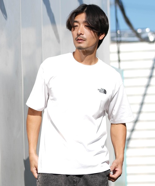THE NORTH FACE(ザノースフェイス)の「THE NORTH FACE ザ・ノース・フェイス 半袖 Tシャツ ショートスリーブバックスクエアートラバースロゴティー NT32543(Tシャツ/カットソー・メンズ・ミックスグレー/ブラック/ホワイト/オリーブ・XXL/XL/L/M/S)」の5枚目の写真