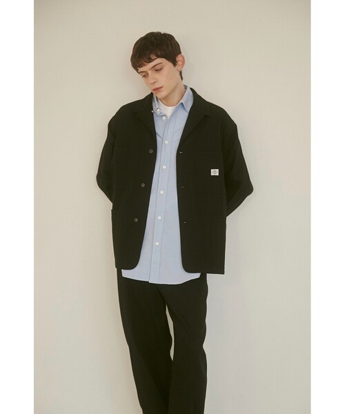 coen（コーエン）の「【PARKING】COVERALL JKT（カバーオール・メンズ・ブラック/ベージュ・M/L/XL）」の16枚目の写真