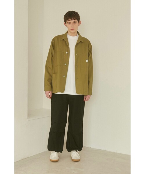 coen（コーエン）の「【PARKING】COVERALL JKT（カバーオール・メンズ・ブラック/ベージュ・M/L/XL）」の22枚目の写真