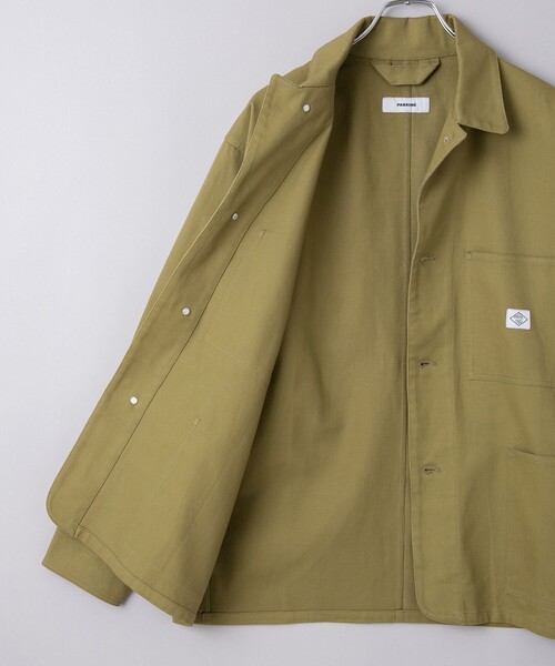 coen（コーエン）の「【PARKING】COVERALL JKT（カバーオール・メンズ・ブラック/ベージュ・M/L/XL）」の18枚目の写真