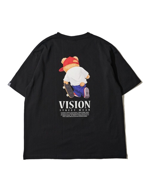 【新品】 District Vision ティーシャツ VISION STREET WEAR】オリジナルグラフィック テディベア