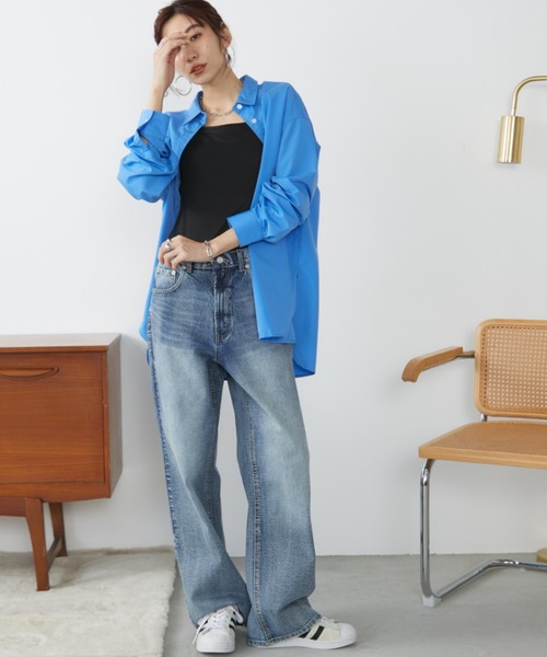 Auntie Rosa Holiday(アンティローザホリデー)の「カップ付きダブルストラップキャミソール(キャミソール・レディース・ナチュラル/ブラック・FREE)」の8枚目の写真