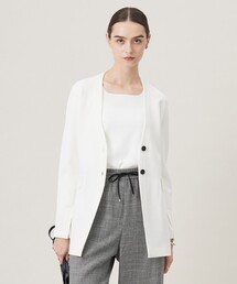 シンセティックミラノリブ ニットジャケット