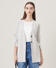 シンセティックミラノリブ ニットジャケット