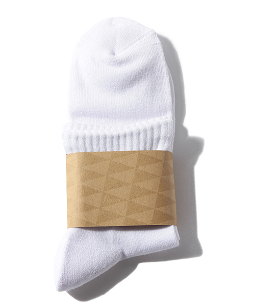 Pilgrim Surf Supply（ピルグリムサーフサプライ）の「Pilgrim Surf + Supply / Back Flag 3/4Socks（ソックス/靴下・メンズ・グレー/ブラック/ネイビー/ホワイト・ONE SIZE）」の9枚目の写真