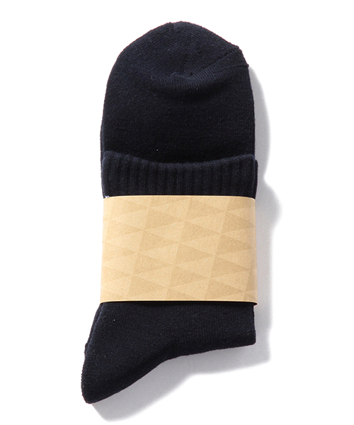 Pilgrim Surf Supply（ピルグリムサーフサプライ）の「Pilgrim Surf + Supply / Back Flag 3/4Socks（ソックス/靴下・メンズ・グレー/ブラック/ネイビー/ホワイト・ONE SIZE）」の7枚目の写真