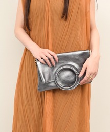 andrea cardone | 【ANDREA CARDONE】ラウンドハンドルメタリックレザーバッグ(Q56600)(トートバッグ)