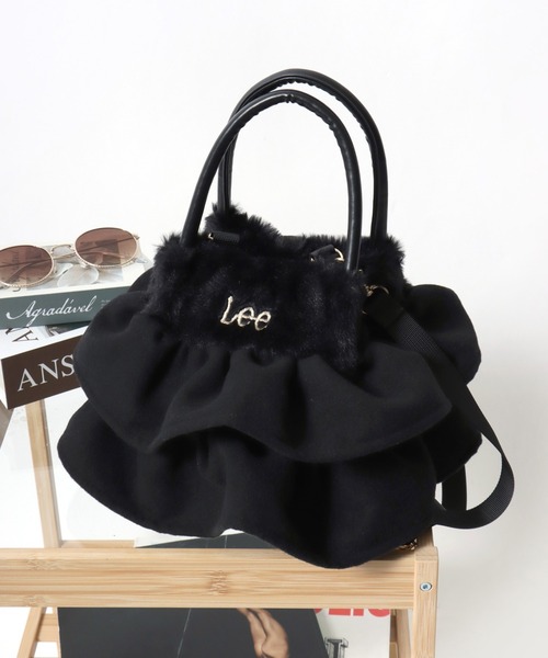 Lee（リー）フリルデザイン2WAYミニショルダーバッグ